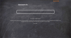 Desktop Screenshot of electrovente.be